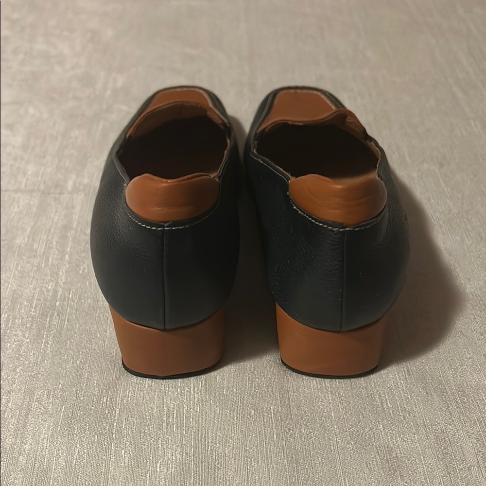 Giorgio Famponi Black and Brown Loafers - Picture 3 of 6